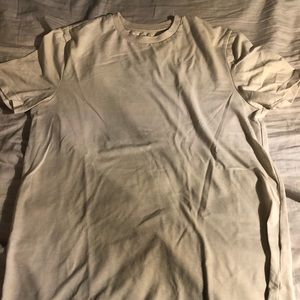 Topman London beige muscle shirt